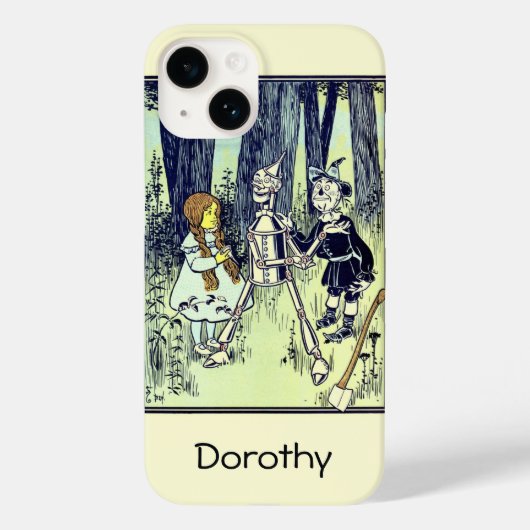 Klassieke Wizard of Oz, Dorothy Ontmoet de Blikken Case-Mate iPhone Case (Achterkant)