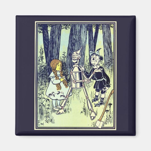 Klassieke Wizard of Oz, Dorothy Ontmoet de Blikken Magneet (Voorkant)
