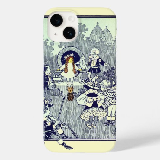 Klassieke Wizard of Oz, Dorothy Ontmoet de Munchki Case-Mate iPhone Case (Achterkant)