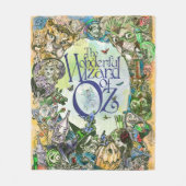 KLASSIEKE WIZARD OF OZ FLEECE DEKEN (Voorkant)