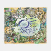 KLASSIEKE WIZARD OF OZ FLEECE DEKEN (Voorkant (Horizontaal))