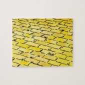 Klassieke Wizard of Oz Gele Bakstenen Weg van Dens Legpuzzel (Horizontaal)