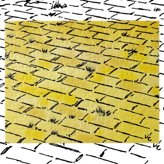 Klassieke Wizard of Oz Gele Bakstenen Weg van Dens Legpuzzel