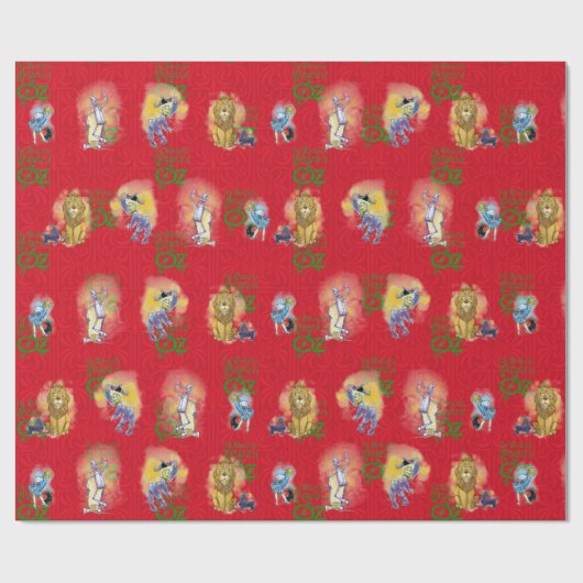 Klassieke Wizard of Oz inpakpapier voor Kerstmis. (Vlak)