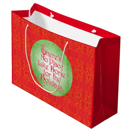 Klassieke Wizard of Oz Kerst grote cadeautas (Voorkant Gekanteld)