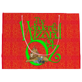 Klassieke Wizard of Oz Kerst grote cadeautas (Achterkant)
