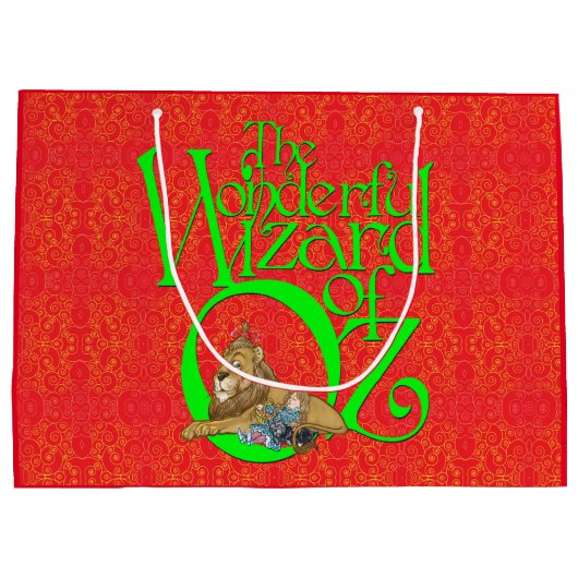 Klassieke Wizard of Oz Kerst grote cadeautas (Achterkant)