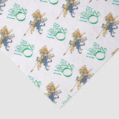 Klassieke Wizard of Oz Kerst Tissuepapier (Detail)