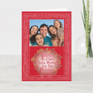 Klassieke Wizard of Oz Kerstkaart ROOD Feestdagen Kaart