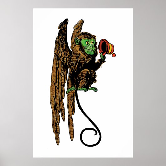 Klassieke Wizard of Oz, Kwaadaardige Vliegende Ape Poster (Voorkant)