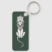 Klassieke Wizard of Oz, laffe leeuw Sleutelhanger (Achterkant)