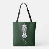 Klassieke Wizard of Oz, Laffe Leeuw Tote Bag (Achterkant)