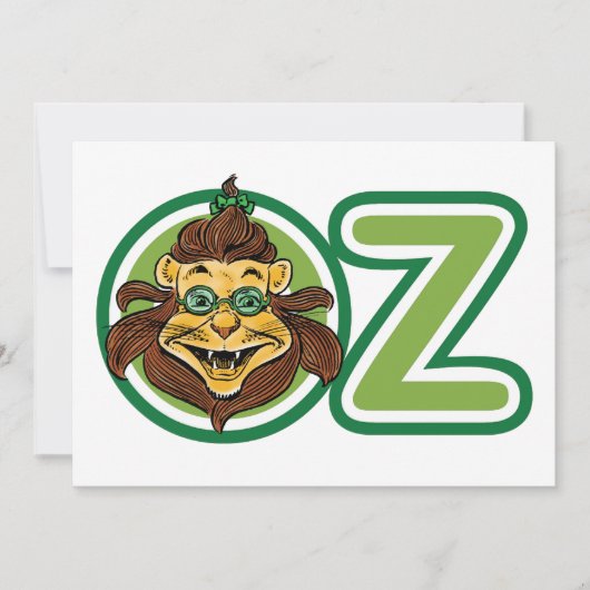 Klassieke Wizard of Oz, Leeuw in de Letter O (Voorkant)