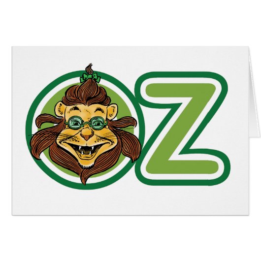 Klassieke Wizard of Oz, Leeuw in de Letter O (Voorkant Horizontaal)