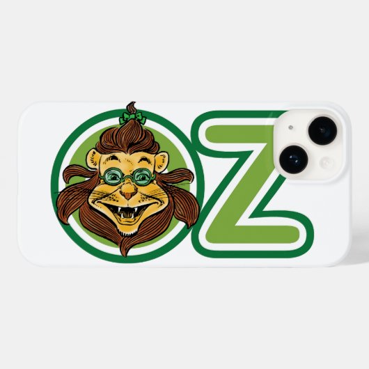 Klassieke Wizard of Oz, Leeuw in de Letter O Case-Mate iPhone Case (Achterkant (horizontaal))