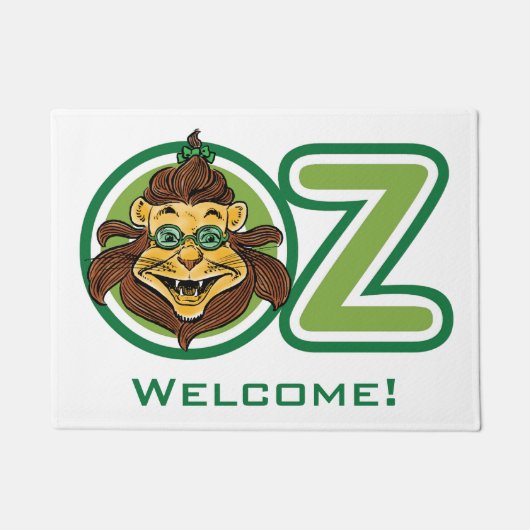 Klassieke Wizard of Oz, Leeuw in de Letter O Deurmat (Voorkant)