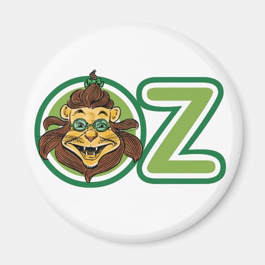 Klassieke Wizard of Oz, Leeuw in de letter O Magneet (Voorkant)