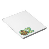 Klassieke Wizard of Oz, Leeuw in de letter O Notitieblok (Schuin)