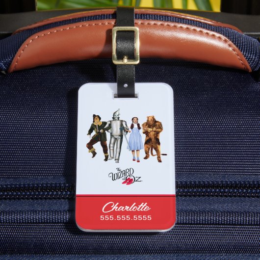 Klassieke Wizard of Oz-personages Bagagelabel (Voorkant Insitu 2)