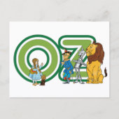 Klassieke Wizard of Oz-personages en tekstletters Briefkaart (Voorkant)