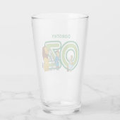 Klassieke Wizard of Oz-personages en tekstletters Glas (Achterkant)