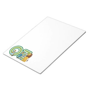 Klassieke Wizard of Oz-personages en tekstletters Notitieblok