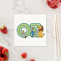 Klassieke Wizard of Oz-personages en tekstletters