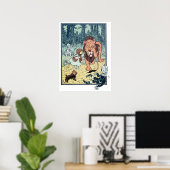 Klassieke Wizard of Oz-personages, Gele Bakstenen Poster (Thuiskantoor)