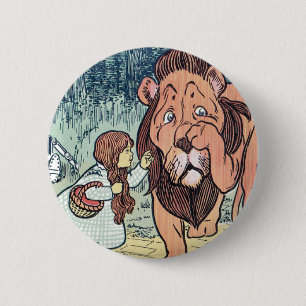 Klassieke Wizard of Oz-personages, Gele Bakstenen Ronde Button 5,7 Cm