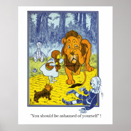 Klassieke Wizard of Oz-personages Poster