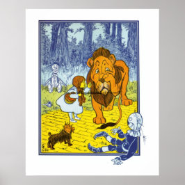 Klassieke Wizard of Oz-personages Poster