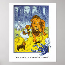 Klassieke Wizard of Oz-personages Poster