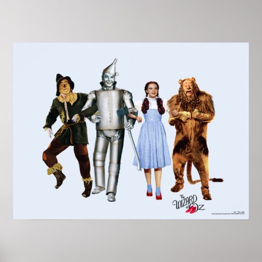 Klassieke Wizard of Oz-personages Poster (Voorkant)