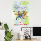KLASSIEKE WIZARD OF OZ POSTER - Gele Bakstenen (Thuiskantoor)