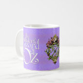Klassieke Wizard of Oz Royalty Crest Blauwe Mok (Voorkant links)