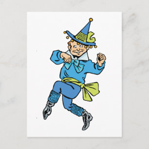 Klassieke Wizard of Oz, Schattige Dansende Jongen  Briefkaart