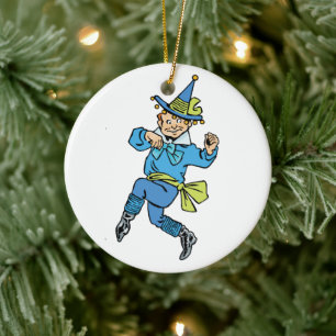 Klassieke Wizard of Oz, Schattige Dansende Jongen  Keramisch Ornament