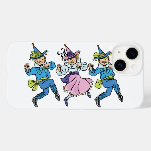 Klassieke Wizard of Oz, Schattige Dansende Munchki Case-Mate iPhone Case (Achterkant (horizontaal))