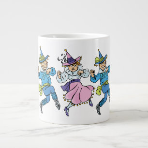 Klassieke Wizard of Oz, Schattige Dansende Munchki Grote Koffiekop