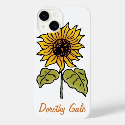 Klassieke Wizard of Oz-sprookje zonnebloem in bloe Case-Mate iPhone Case (Achterkant)