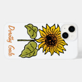 Klassieke Wizard of Oz-sprookje zonnebloem in bloe Case-Mate iPhone Case (Achterkant (horizontaal))