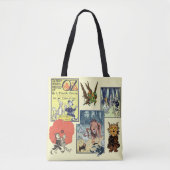 Klassieke Wizard of Oz Sprookjesboek Karakters Tote Bag (Voorkant)