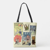 Klassieke Wizard of Oz Sprookjesboek Karakters Tote Bag (Achterkant)