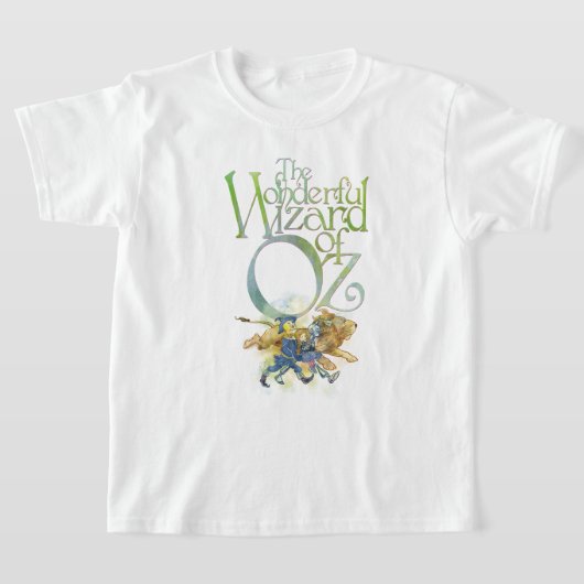 Klassieke Wizard of Oz t-shirt met Dorothy's vrien (Laagn)