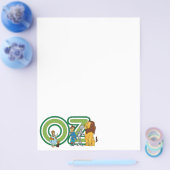 Klassieke Wizard of Oz-tekens en tekstletters Flyer (Enkel)