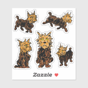 Klassieke Wizard of Oz, Toto de Hond Sticker