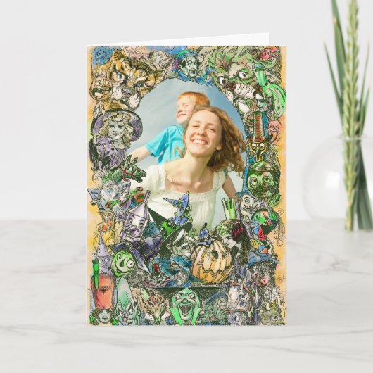 Klassieke Wizard of Oz wenskaart Feestdagen Kaart (Voorkant)