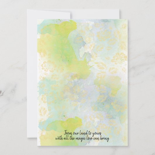 Klassieke wizard van Oz Character Note Kaart Notitiekaartje (Achterkant)