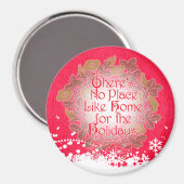 KLASSIEKE WIZARD VAN OZ CHRISTMAS MAGNET (Voorkant / Achterkant)