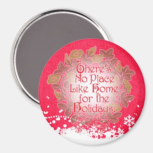 KLASSIEKE WIZARD VAN OZ CHRISTMAS MAGNET (Voorkant / Achterkant)